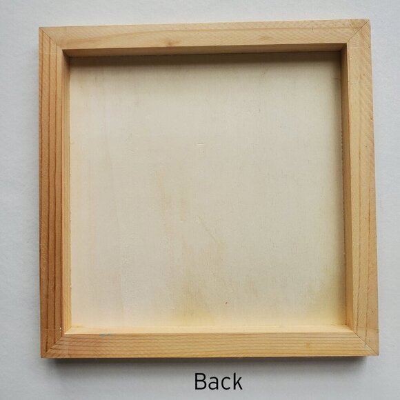 “Dread” Original Oil Painting by Robin White - Oil on Wood Panel 10x10x.75" - Picture 7 of 7